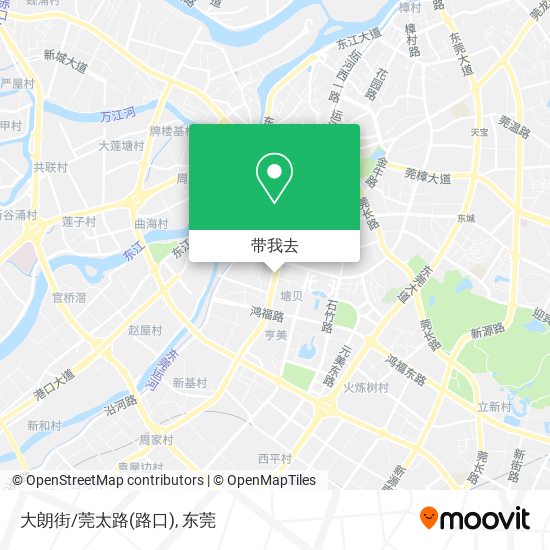 大朗街/莞太路(路口)地图