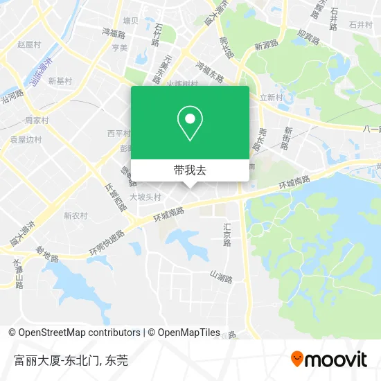 富丽大厦-东北门地图