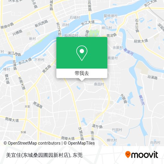 美宜佳(东城桑园圃园新村店)地图