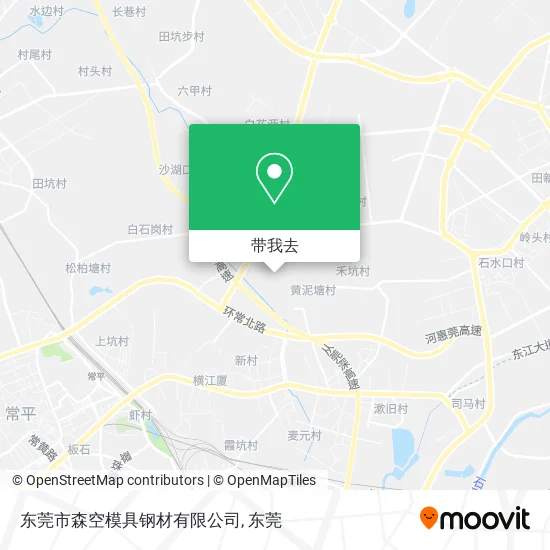 东莞市森空模具钢材有限公司地图