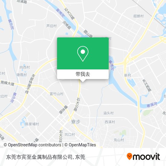 东莞市宾至金属制品有限公司地图