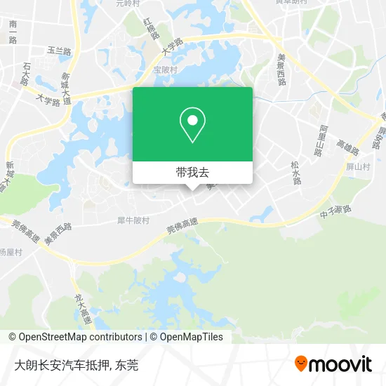 大朗长安汽车抵押地图