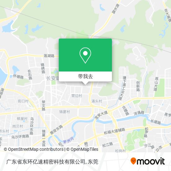 广东省东环亿速精密科技有限公司地图