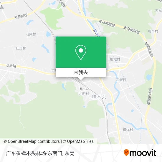 广东省樟木头林场-东南门地图