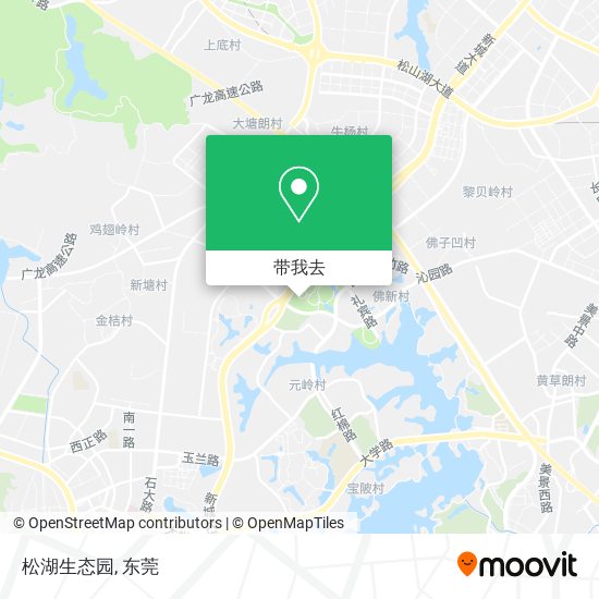 松湖生态园地图