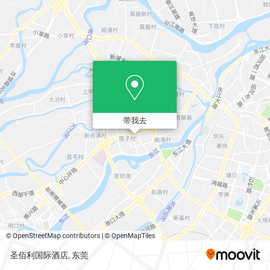 圣佰利国际酒店地图
