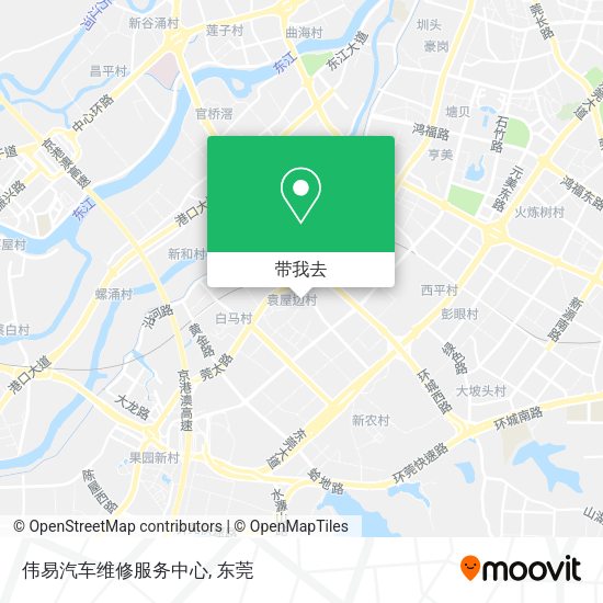 伟易汽车维修服务中心地图