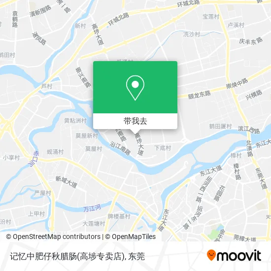记忆中肥仔秋腊肠(高埗专卖店)地图