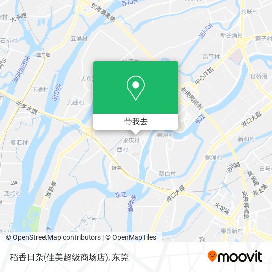 稻香日杂(佳美超级商场店)地图
