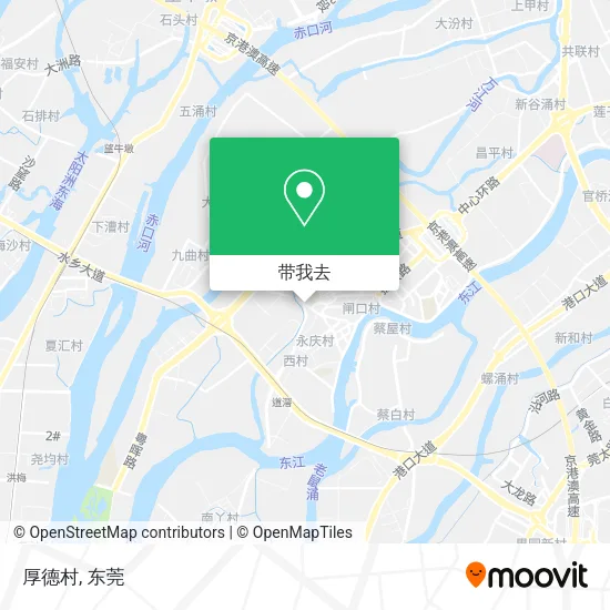 厚德村地图