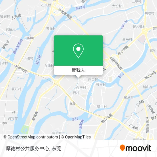 厚德村公共服务中心地图