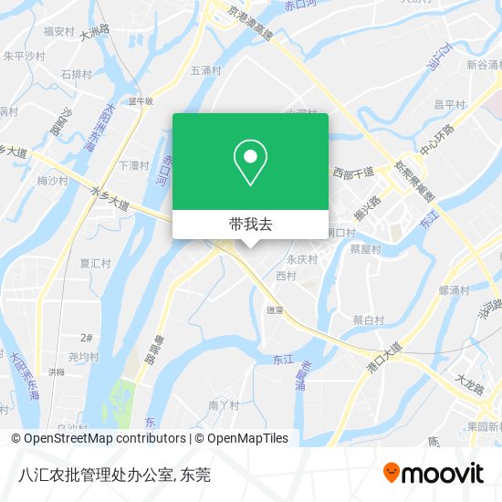 八汇农批管理处办公室地图