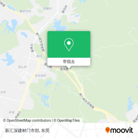 新汇深建材门市部地图