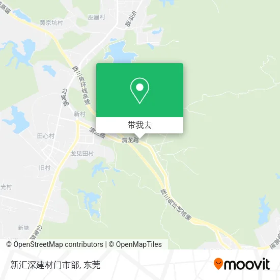 新汇深建材门市部地图