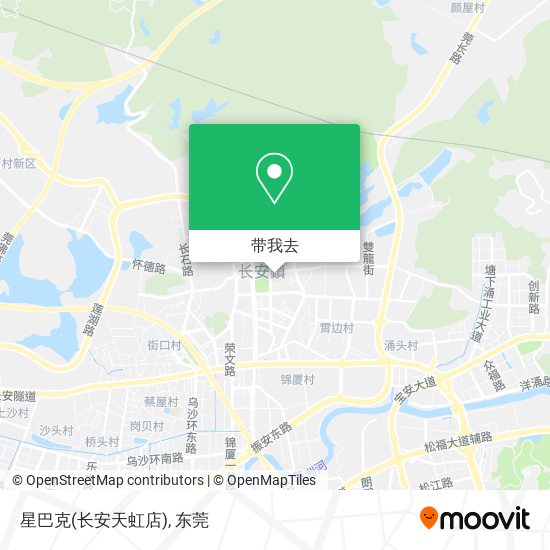 星巴克(长安天虹店)地图