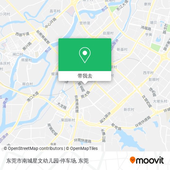 东莞市南城星文幼儿园-停车场地图