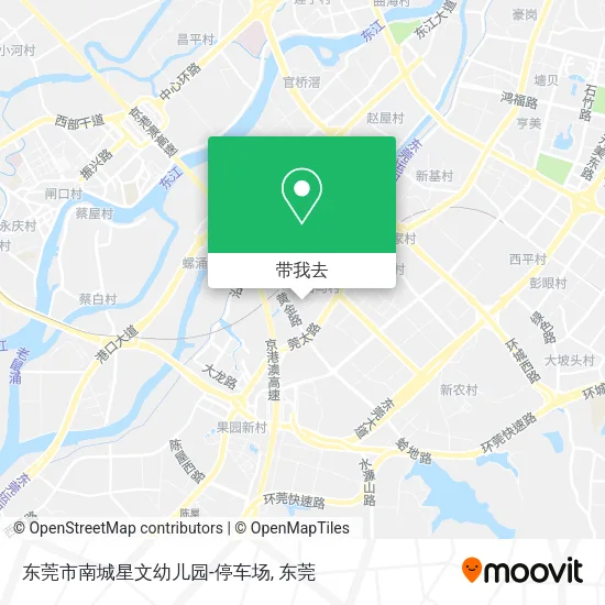 东莞市南城星文幼儿园-停车场地图