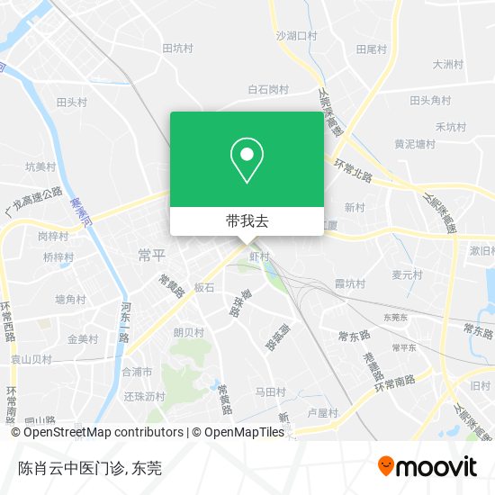 陈肖云中医门诊地图