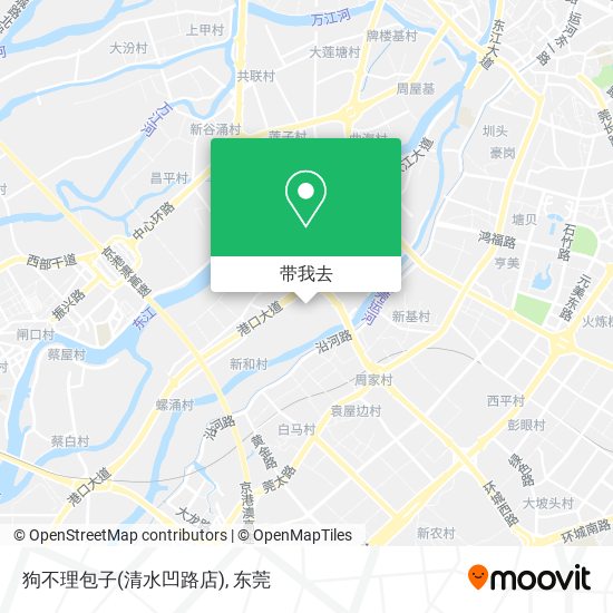 狗不理包子(清水凹路店)地图