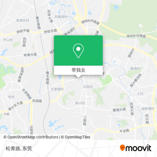 松青路地图