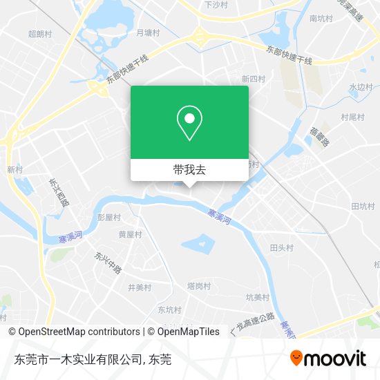 东莞市一木实业有限公司地图