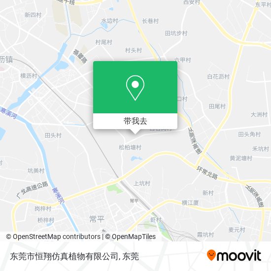 东莞市恒翔仿真植物有限公司地图