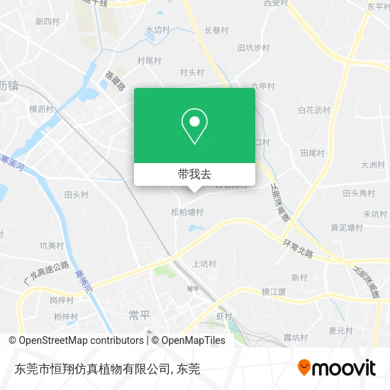 东莞市恒翔仿真植物有限公司地图