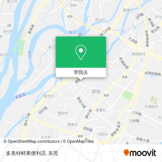 多美特鲜果便利店地图