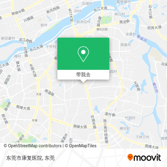 东莞市康复医院地图