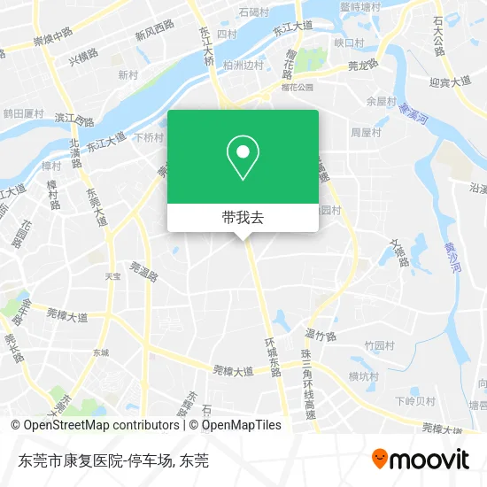 东莞市康复医院-停车场地图
