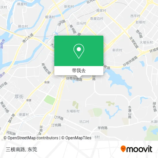 三横南路地图