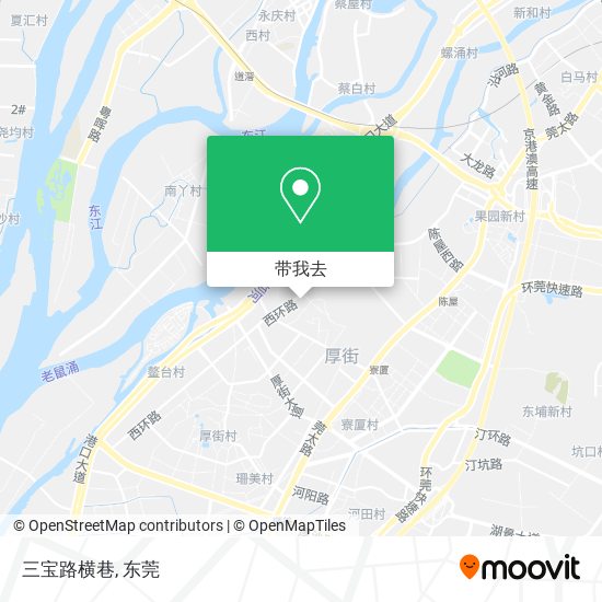 三宝路横巷地图