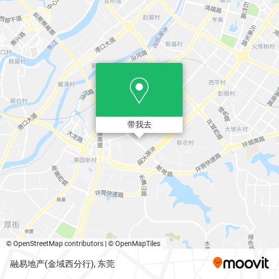 融易地产(金域西分行)地图