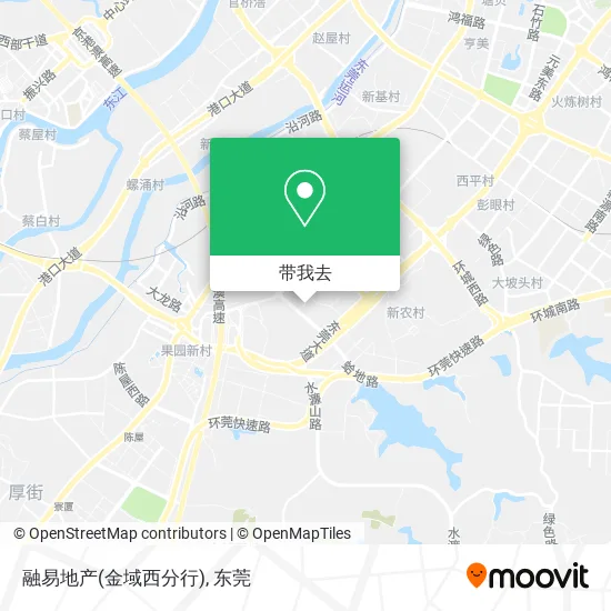 融易地产(金域西分行)地图