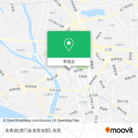 东青游(虎门金龙营业部)地图