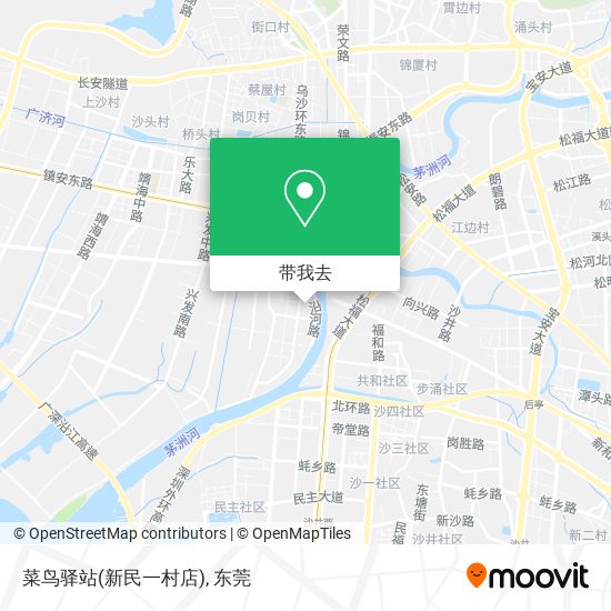 菜鸟驿站(新民一村店)地图