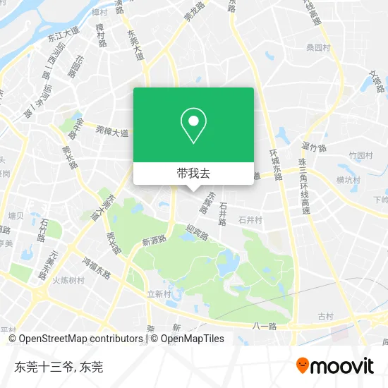 东莞十三爷地图