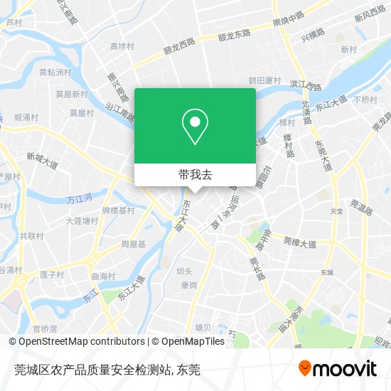 莞城区农产品质量安全检测站地图