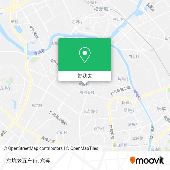 东坑老五车行地图
