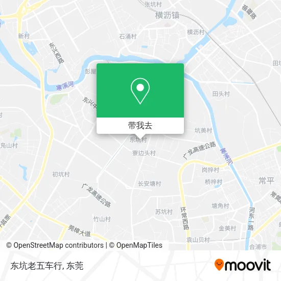 东坑老五车行地图