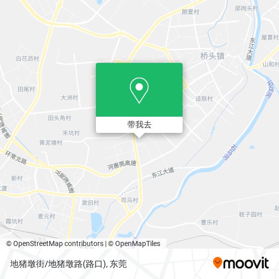 地猪墩街/地猪墩路(路口)地图