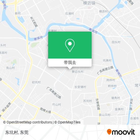 东坑村地图