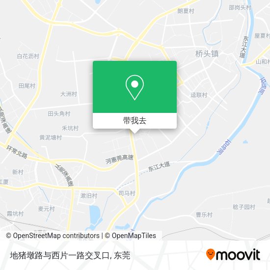 地猪墩路与西片一路交叉口地图