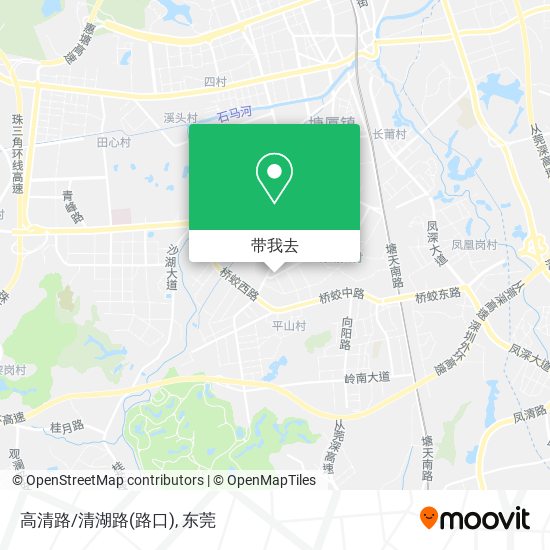 高清路/清湖路(路口)地图