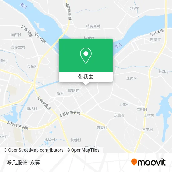 泺凡服饰地图