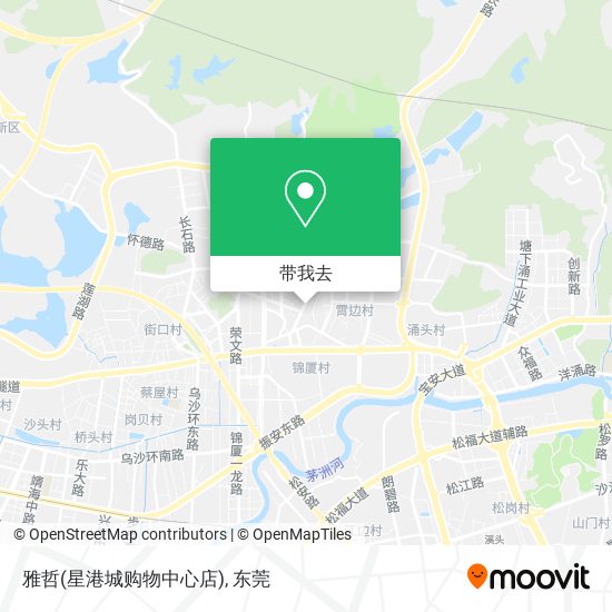 雅哲(星港城购物中心店)地图