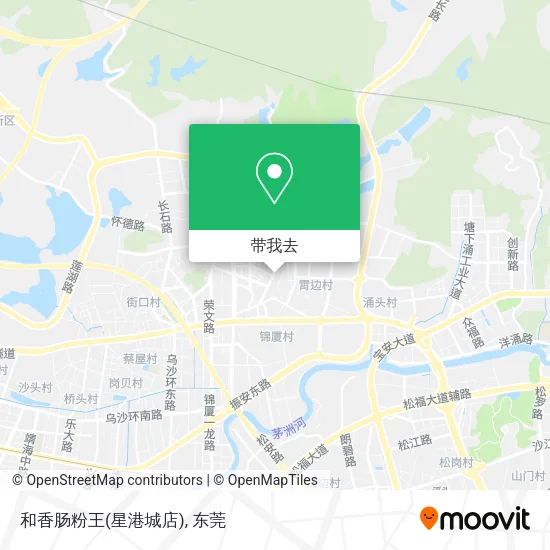 和香肠粉王(星港城店)地图