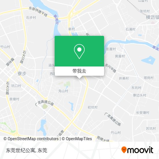 东莞世纪公寓地图