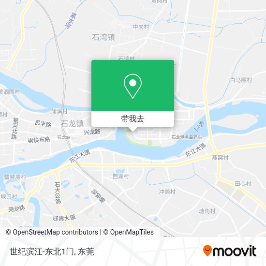 世纪滨江-东北1门地图