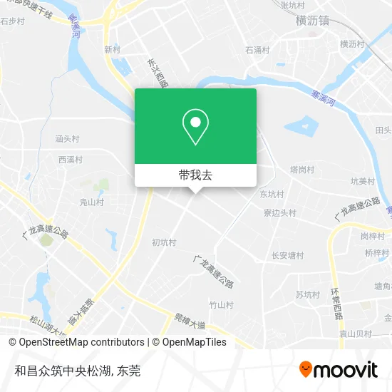 和昌众筑中央松湖地图